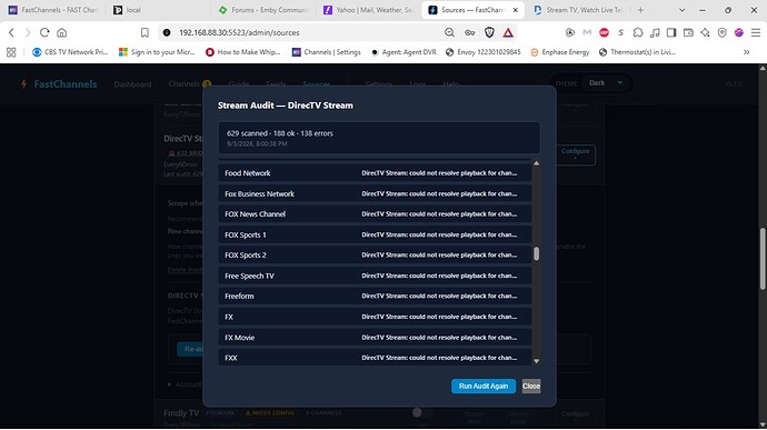 Stream Audit