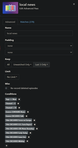 News Advanced Pass