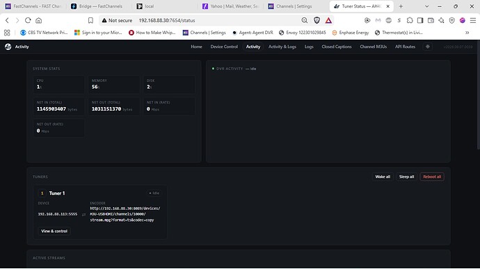 Activity Page