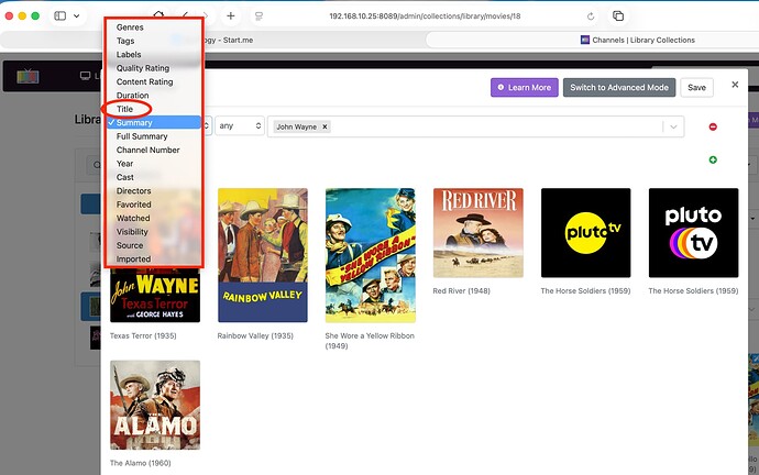 Library Collection - Movie
