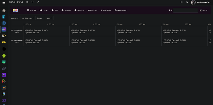 Screenshot 2026-09-07 at 23-06-27 Channels DVR - Organizr V2
