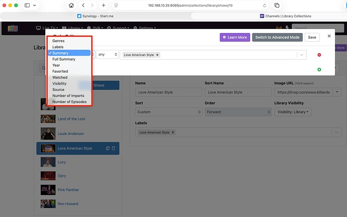 Library Collection - TV