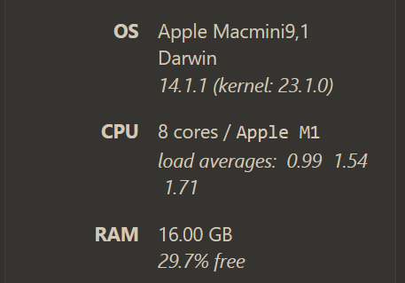 macos specs