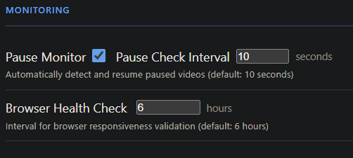 monitoring