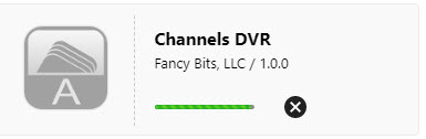 Channels DVR Install Hangs Up