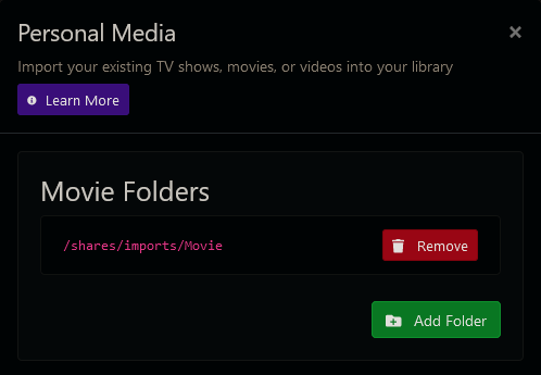 Personal Media-Movies