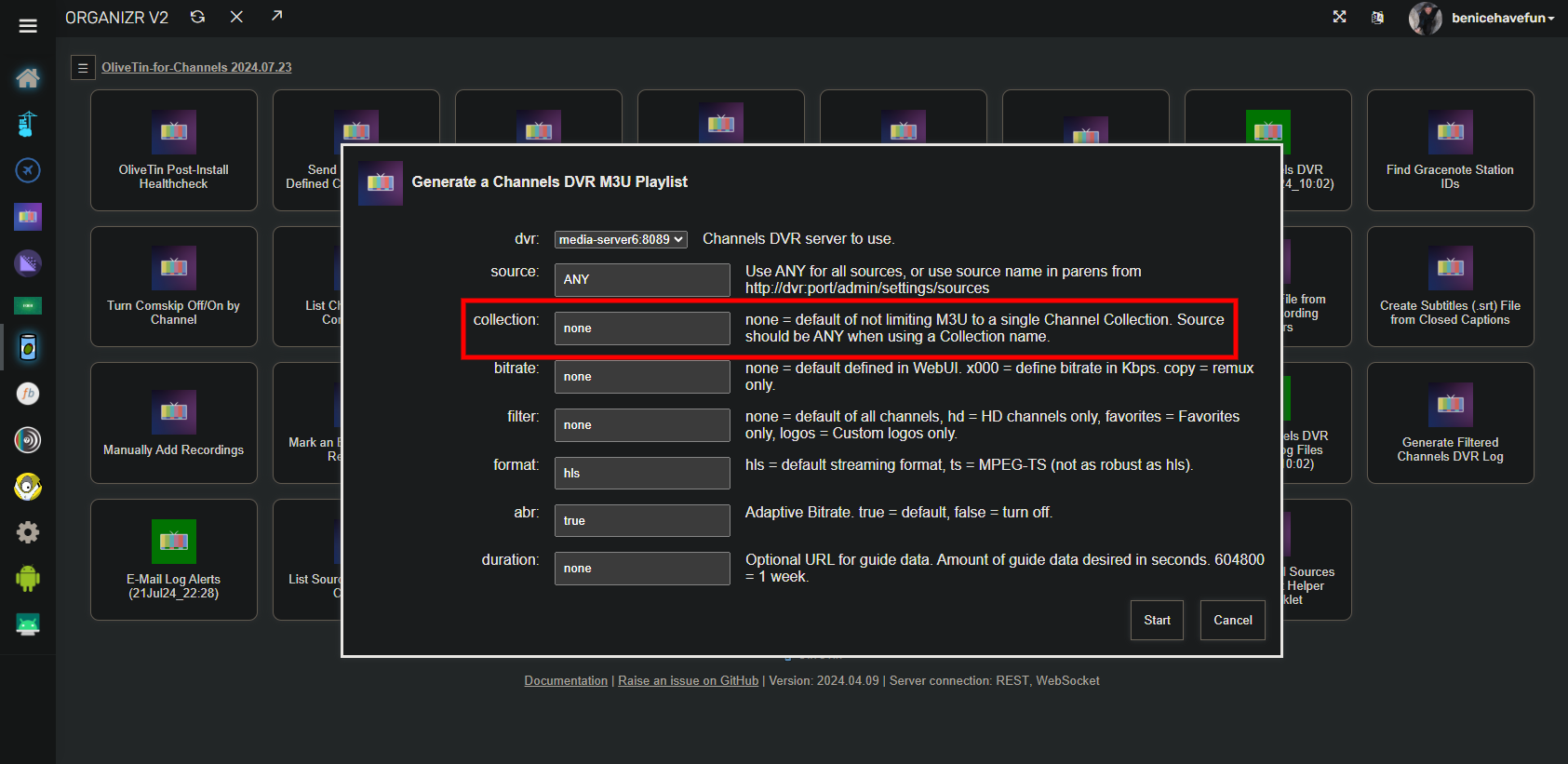 Export custom channels M3U Channels DVR Server Channels Community