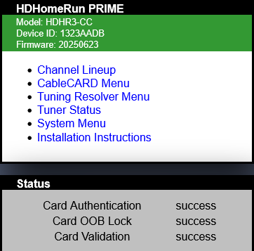 Screenshot 2025-08-29 at 18-20-30 HDHomeRun Main Menu